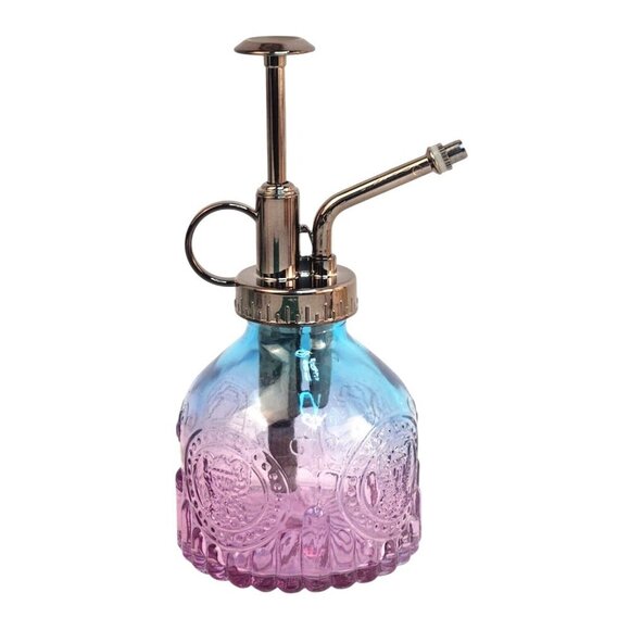Glass Mister Spray Bottle With Pump works for Plant , Hair, Crafts 6.8 oz. Blue - Picture 1 of 6